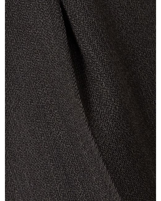 Our Legacy Black Girdle Pleated Wool Wide-Leg Pants