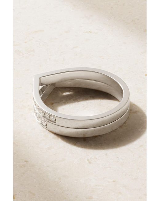 Repossi Natural Antifer 18-Karat Diamond Ring
