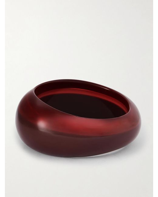 Saint Laurent Red Resin Bracelet