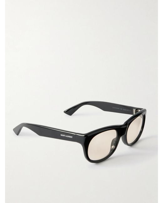 Saint Laurent Black Romy D-Frame Acetate Sunglasses