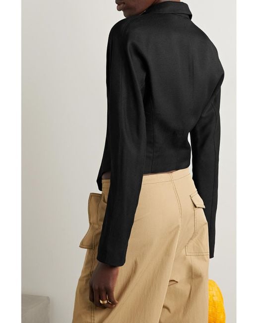 Stella McCartney Black Grain De Poudre Jacket