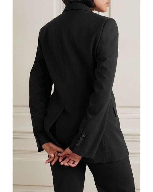 Stella McCartney Black Net Sustain Stretch-Wool Twill Blazer