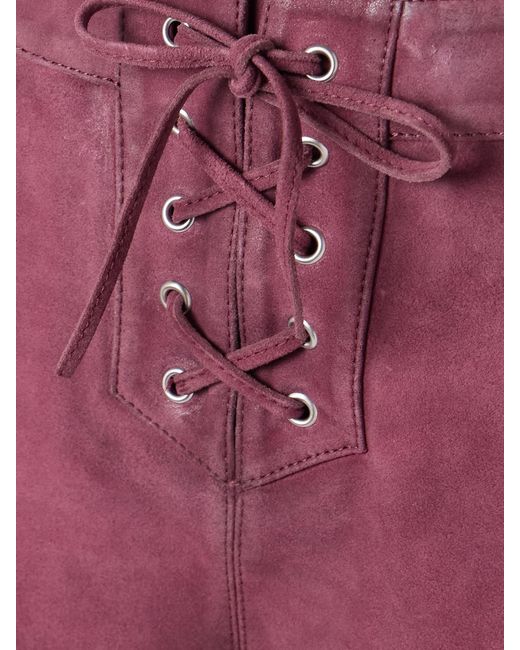 Isabel Marant Red Shorts Delma