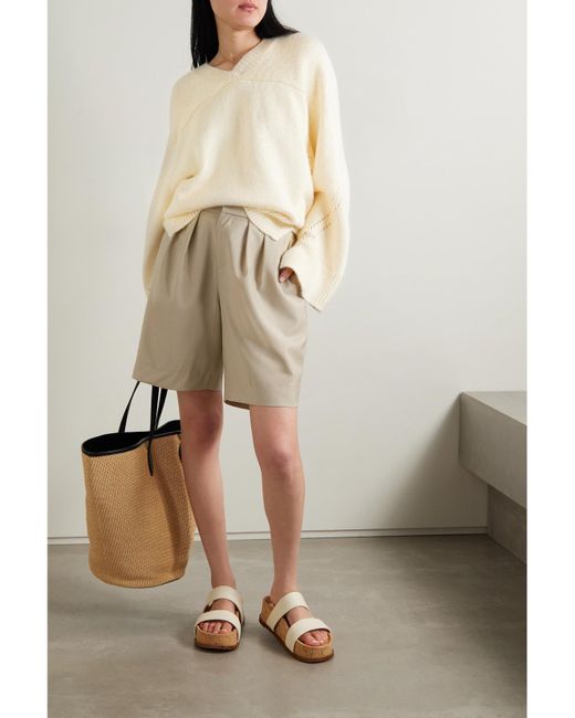 Pull En Soie Mélangée Lafayette 148 New York en coloris Natural