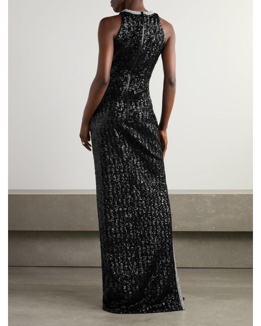 gold dress for little girl Balmain Navy Gold and Silver Sequin Top – Boutique LUC.S main image 1