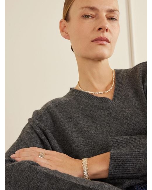 Suzanne Kalan Natural 18-Karat Diamond Cuff