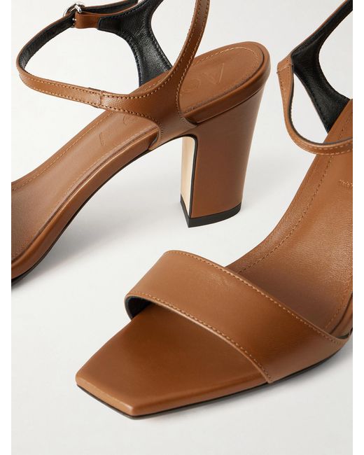 Aeyde Brown Imogen Leather Sandals