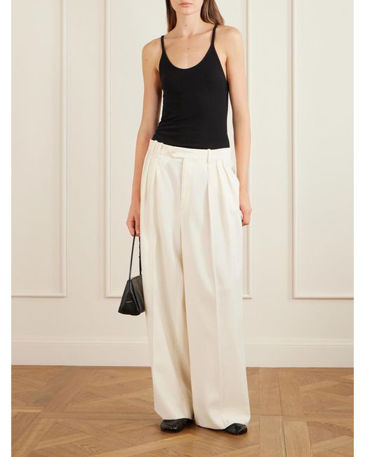Calvin Klein Black Alicia Cotton-Blend Jersey Tank Top