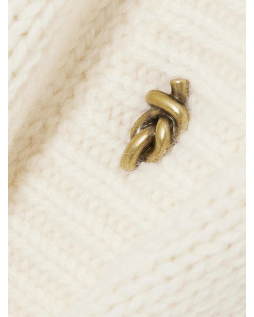Moncler Natural Wool And Cashmere-Blend Cardigan