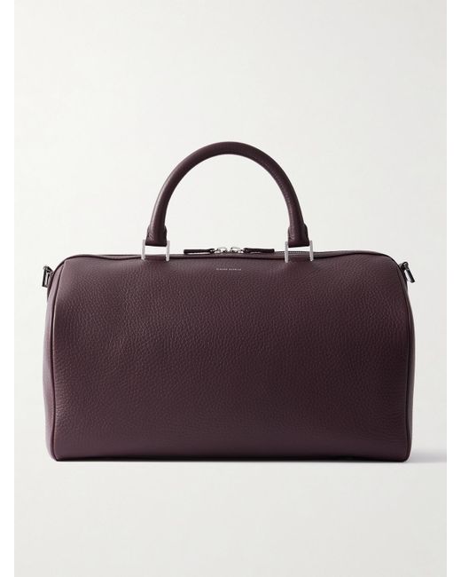 Magda Butrym Purple Varsovia Embellished Textured-Leather Tote Bag