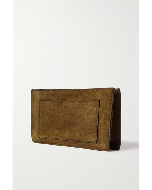 Metier Natural Fernando Jorge Ease Embellished Suede Clutch