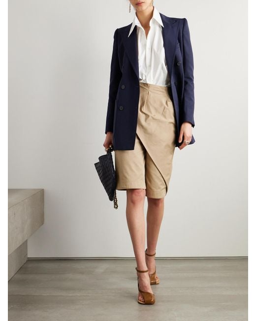 Blazer À Double Boutonnage En Serge Dries Van Noten en coloris Blue