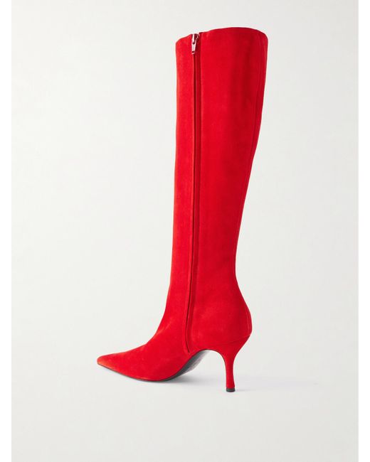 Bottes En Daim Magda Butrym en coloris Red