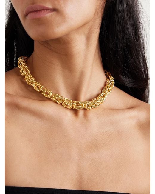 Totême  Metallic Byzantine-Plated Necklace