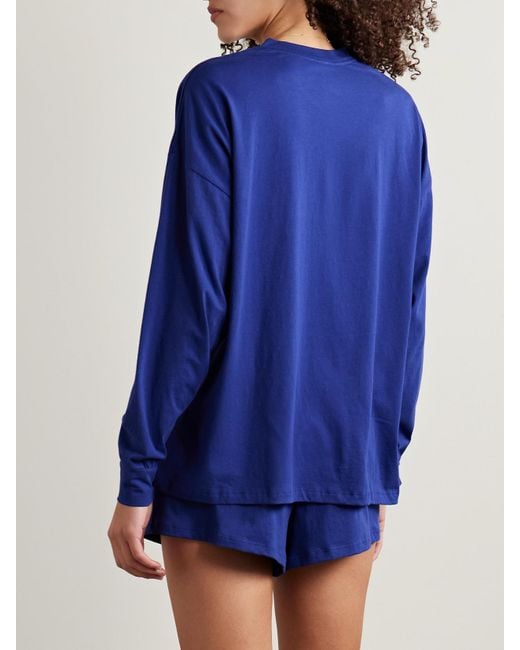 Skin Blue Catalina Pyjama Aus Bio-Pima-Baumwoll-Jersey