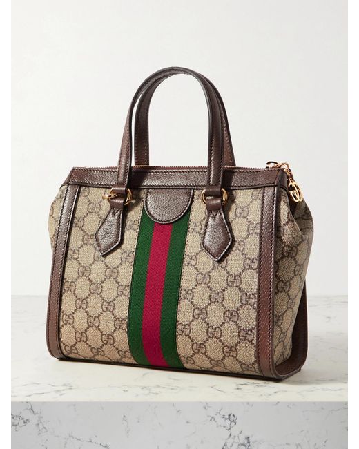 Gucci Multicolor Ophidia Gg Medium Tote Bag