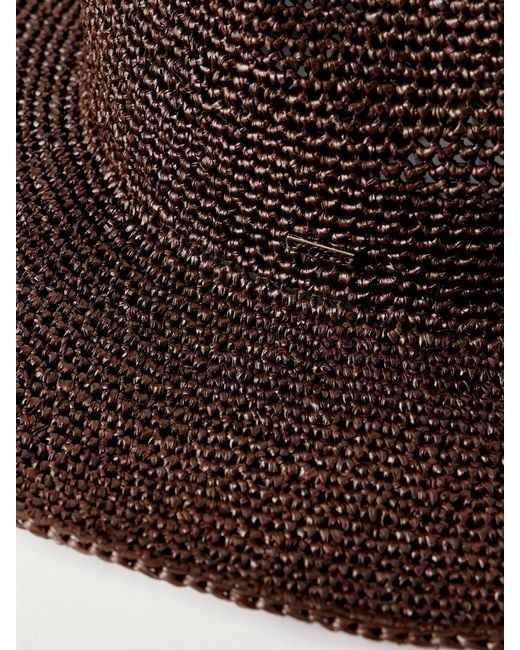Eugenia Kim Brown Emmanuelle Raffia Fedora
