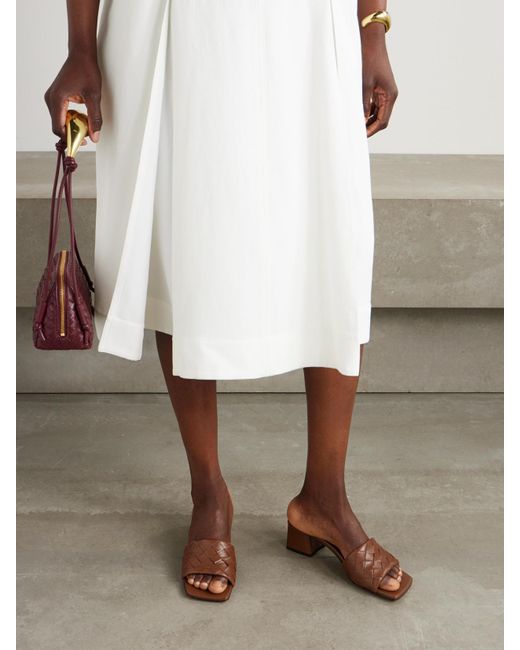 Bottega Veneta Brown Mule Sandal