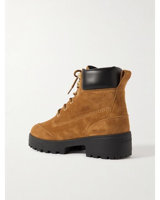 Givenchy Brown Trekker Ankle Workboots
