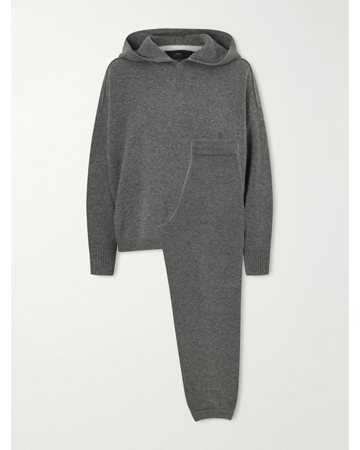 arch4 Gray Oli Cashmere Hoodie And Pants Set