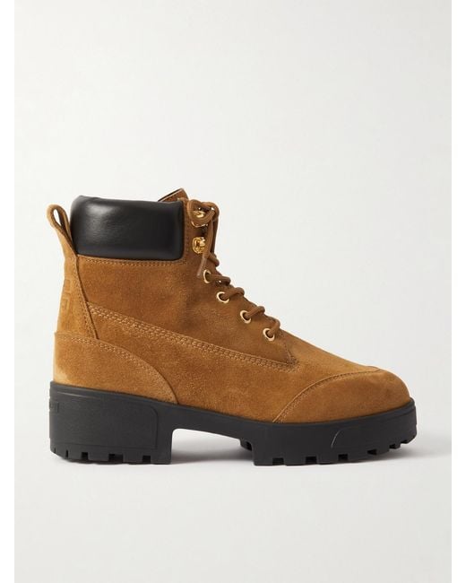 Givenchy Brown Trekker Ankle Workboots