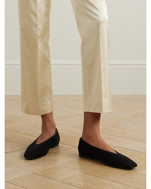 TOTEME｜FLAT SHOES/LOAFERS (Minimalist suede ballerinas Minimalist suede ballerinas scarlet – TOTEME