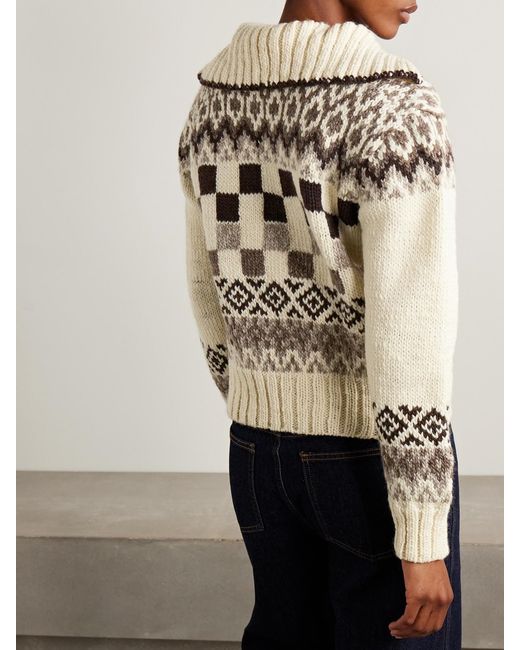 Polo Ralph Lauren Natural Fair Isle Wool Sweater