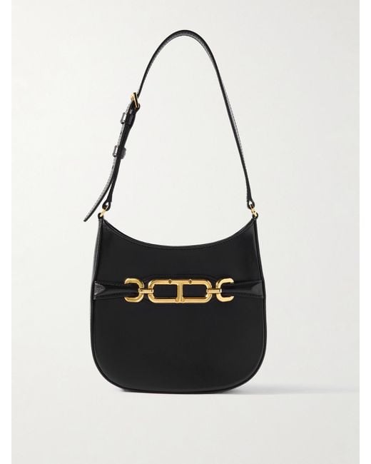 Tom Ford Black Embellished Leather Tote
