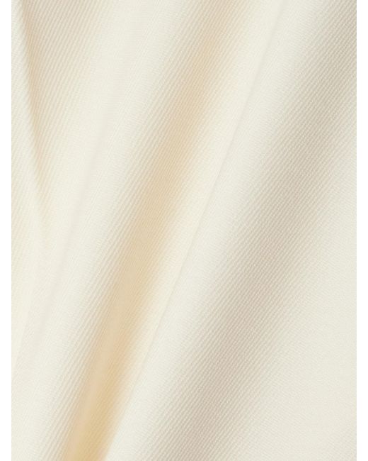 Chloé Natural Hose Mit Weitem Bein Aus Woll-Twill