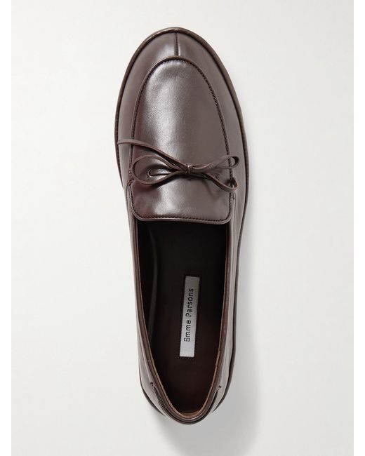 Emme Parsons Brown Parker Leather Loafers
