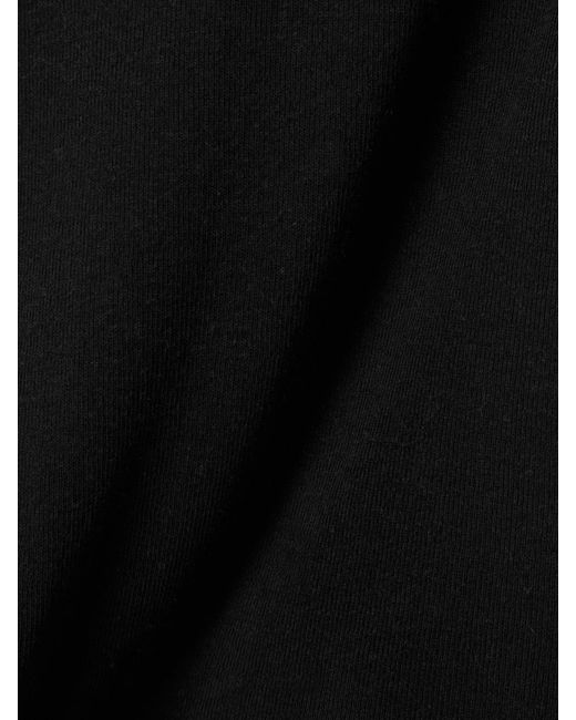 Re/done Black Hanes 90S Baby Cotton-Jersey T-Shirt