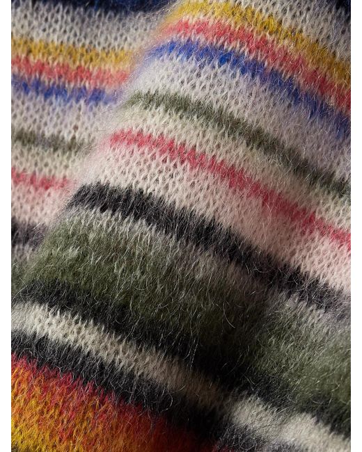 Isabel Marant Multicolor Drussell Gestreifter Pullover Aus Einer Mohairmischung