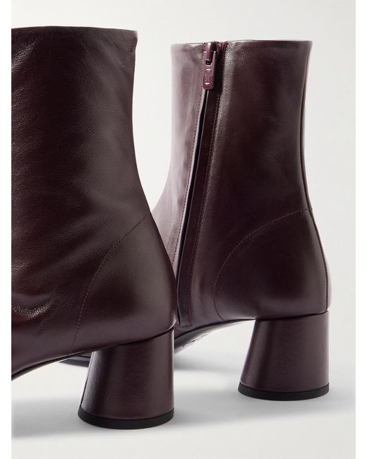Proenza Schouler Brown Glove Sock Boots Aus Leder