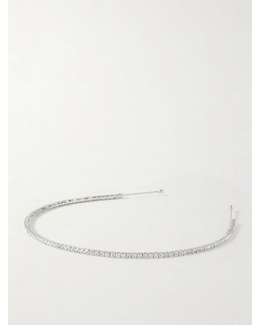 Serre-Tête En Métal Et Cristaux Swarovski Elize Jennifer Behr en coloris Natural