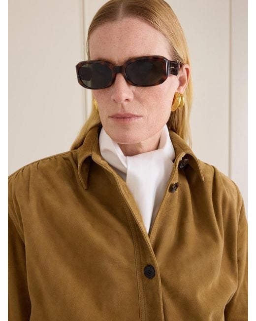 Saint Laurent Multicolor Sl 868 Squared-Frame Acetate Sunglasses
