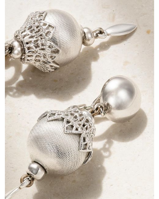 Susan Caplan Natural Monet-Plated Clip Earrings