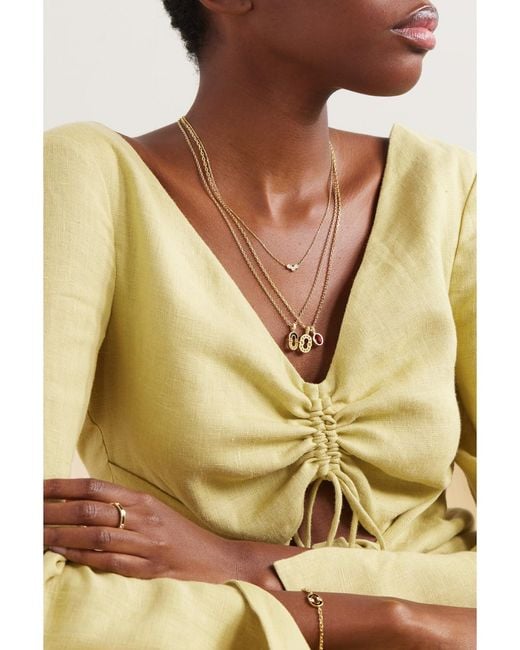 Viltier Natural Clique 18-Karat Diamond Necklace