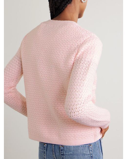arch4 Pink Tulip Organic Cashmere Cardigan
