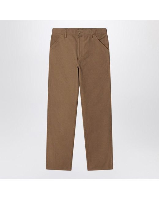 Carhartt Brown Single Knee Pant Hamilton for men
