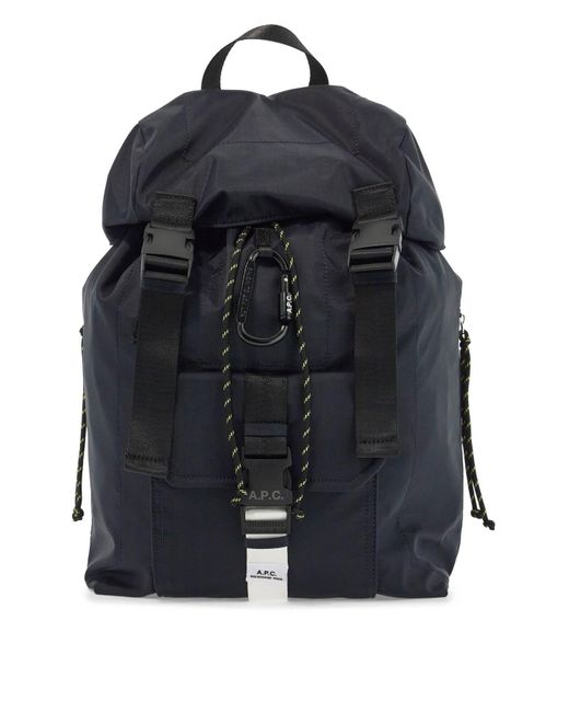 A.P.C. Black Zaino Treck for men
