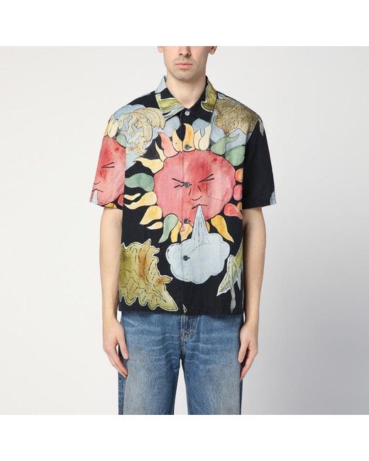 Our Legacy Red Shirt With Solar Power Print for men