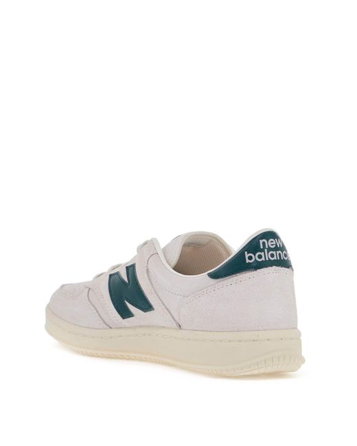 New Balance White T500 Sneakers