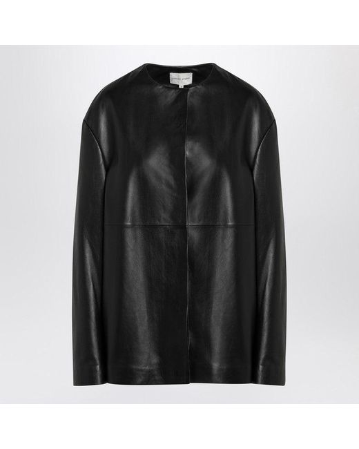 Loulou de Saison Black Atalia Leather Jacket