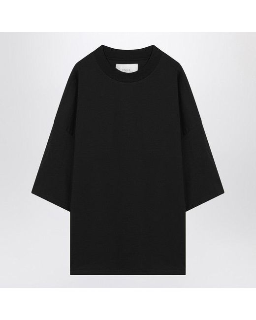 Studio Nicholson Black Cotton Piu Over Shirt for men