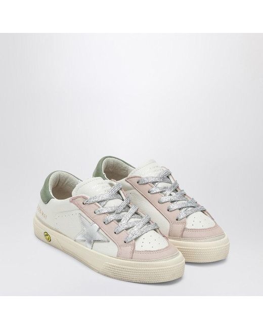 Golden Goose Deluxe Brand White Low Top Sneaker May