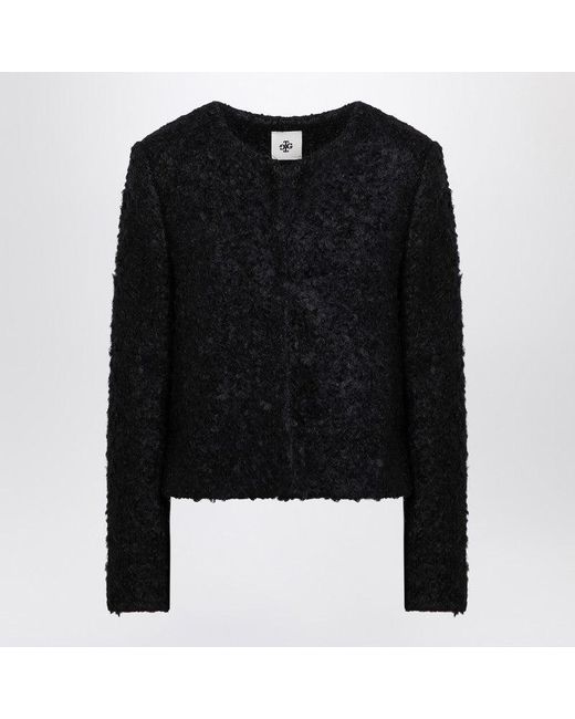THE GARMENT Black Recycled Wool Blend Vienna Jacket