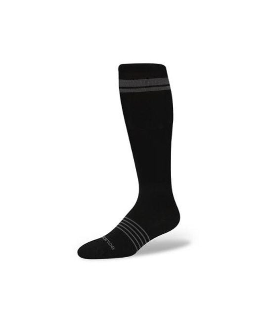 New Balance Black Pro Run Otc Socks 1 Pair