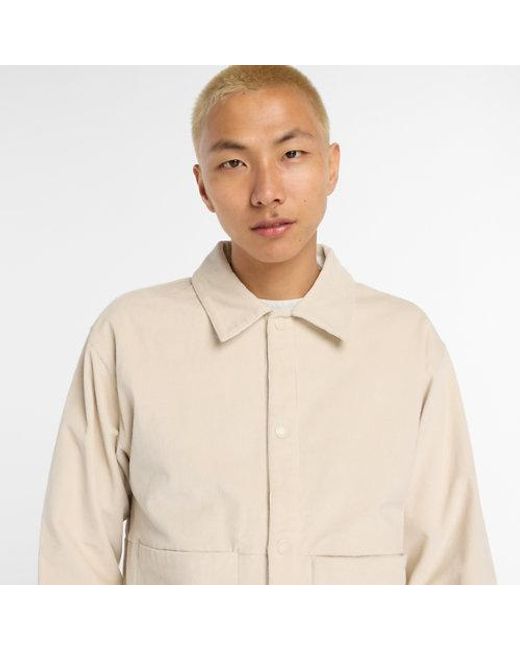 New Balance Natural Stretch Corduroy Overshirt for men