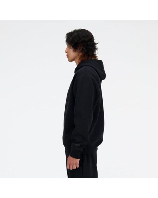 Homme Hyper Density Graphic Hoodie En, Poly Fleece, Taille New Balance pour homme en coloris Black