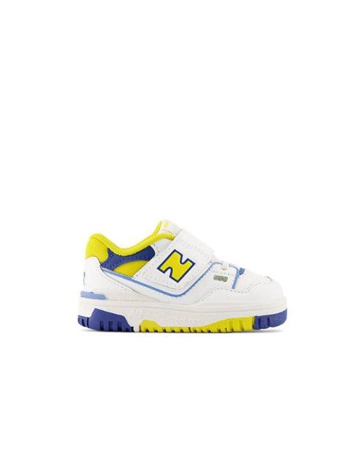 New Balance Blue Kinder 550 Bungee Lace With Top Strap